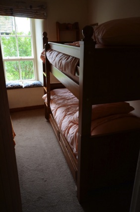 Bunks in the small bedroom